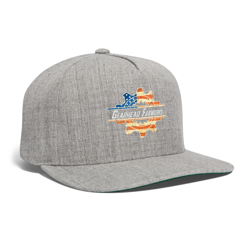 Snapback Trucker Cap - heather gray