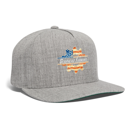 Snapback Trucker Cap - heather gray