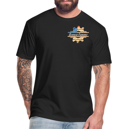 Fitted Cotton/Poly T-Shirt by Next Level - black