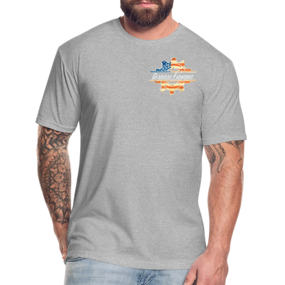 Fitted Cotton/Poly T-Shirt by Next Level - heather gray