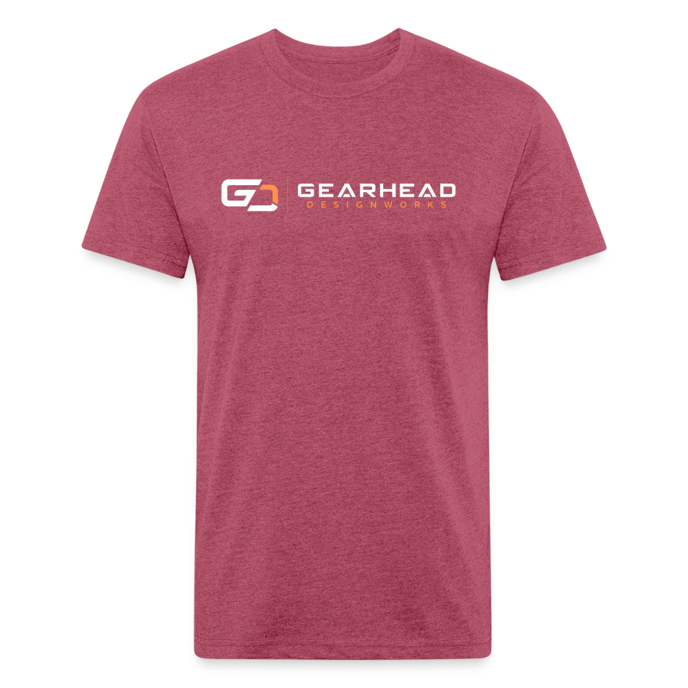 test - heather burgundy