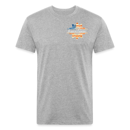 Fitted Cotton/Poly T-Shirt by Next Level - heather gray