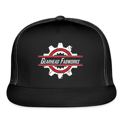 Snapback Trucker Cap - black/black
