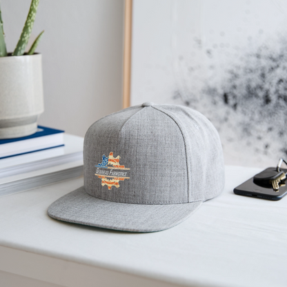 Snapback Trucker Cap - heather gray