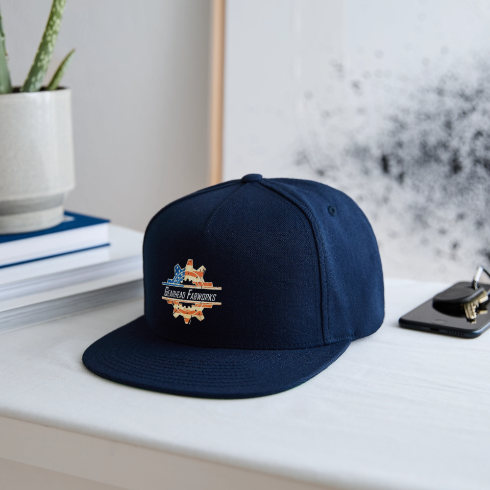 Snapback Trucker Cap - navy