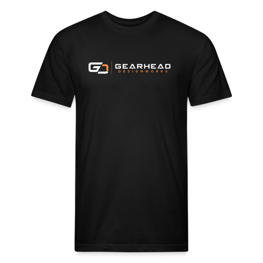 Fitted Cotton/Poly T-Shirt by Next Level - black