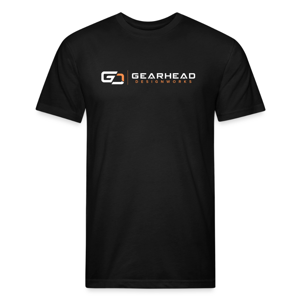 Fitted Cotton/Poly T-Shirt by Next Level - black
