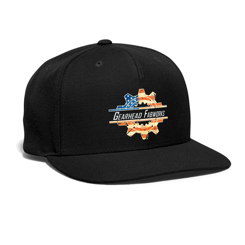 Snapback Trucker Cap - black