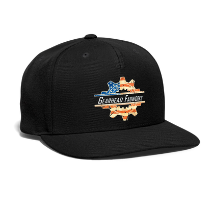 Snapback Trucker Cap - black