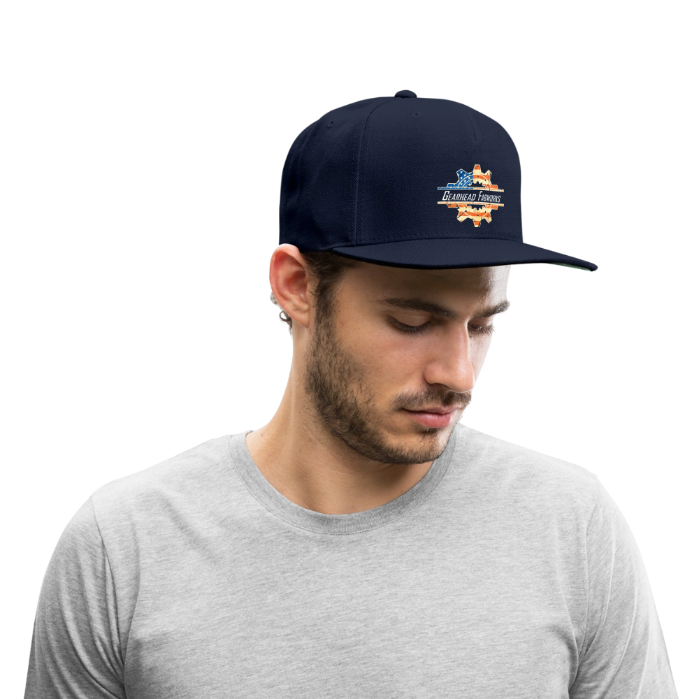 Snapback Trucker Cap - navy