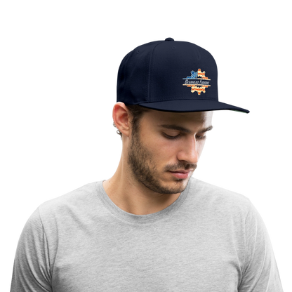 Snapback Trucker Cap - navy