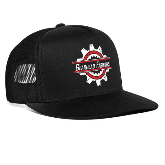 Snapback Trucker Cap - black/black