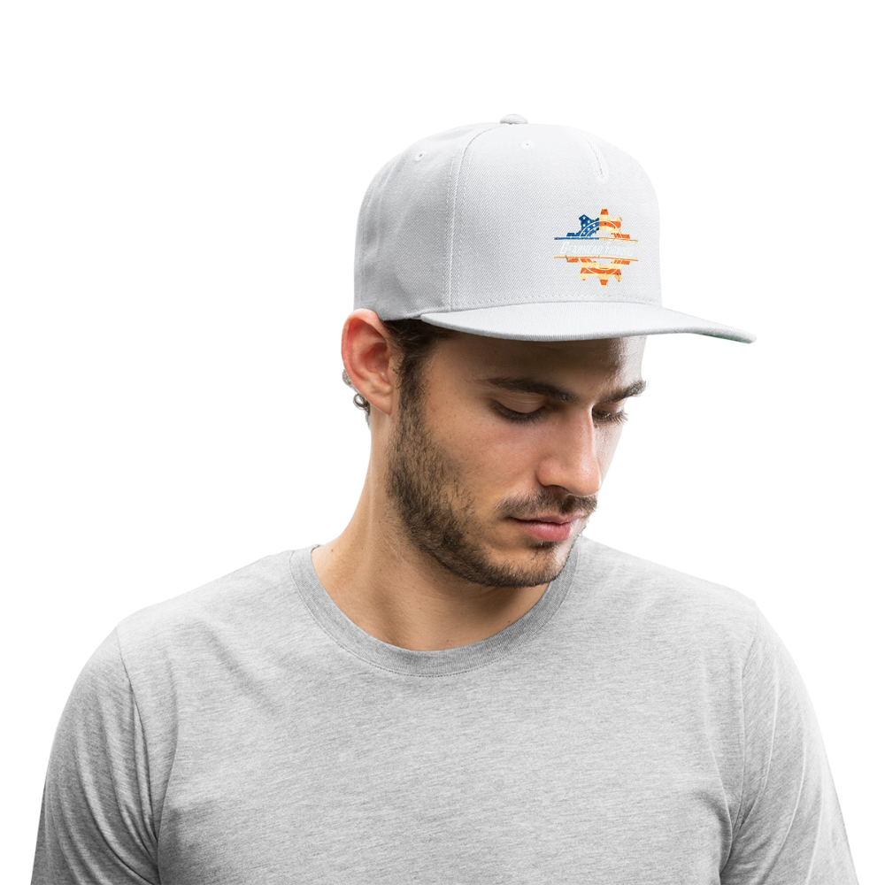 Snapback Trucker Cap - white