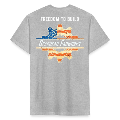 Fitted Cotton/Poly T-Shirt by Next Level - heather gray