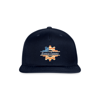 Snapback Trucker Cap - navy