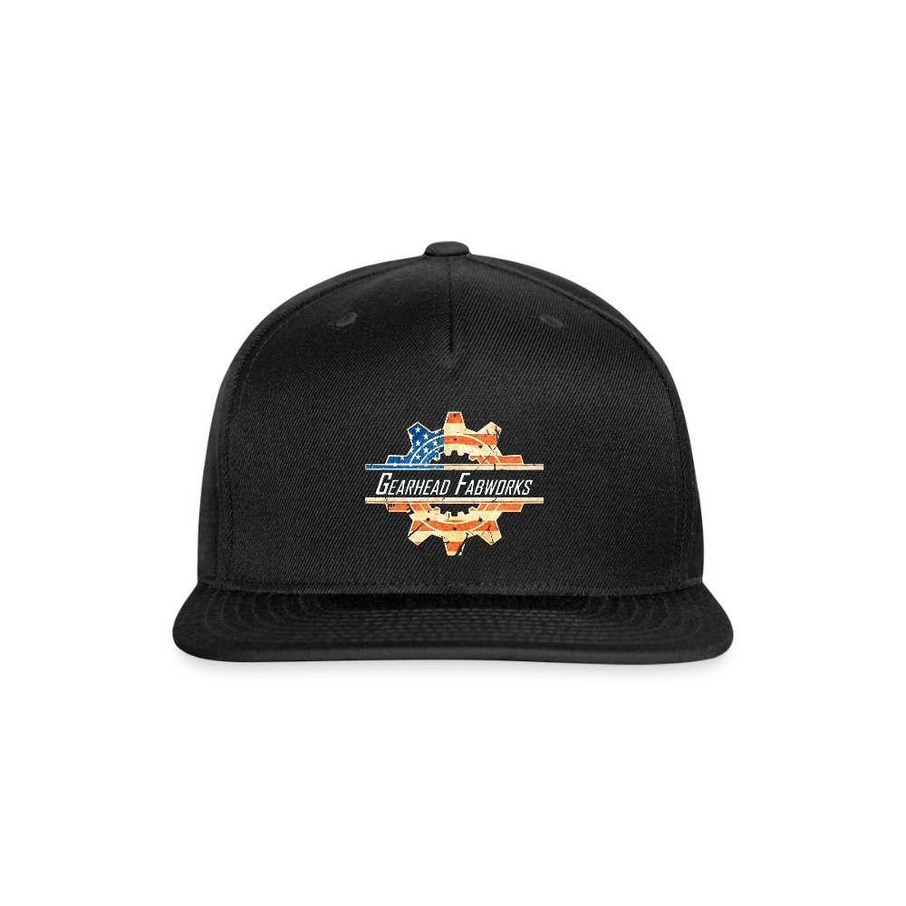 Snapback Trucker Cap - black