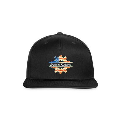 Snapback Trucker Cap - black