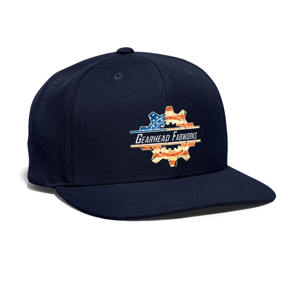Snapback Trucker Cap - navy