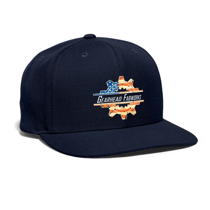 Snapback Trucker Cap - navy