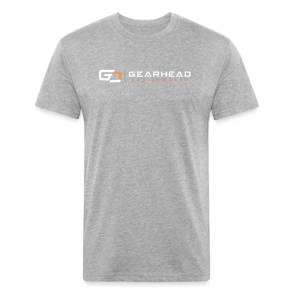 Fitted Cotton/Poly T-Shirt by Next Level - heather gray