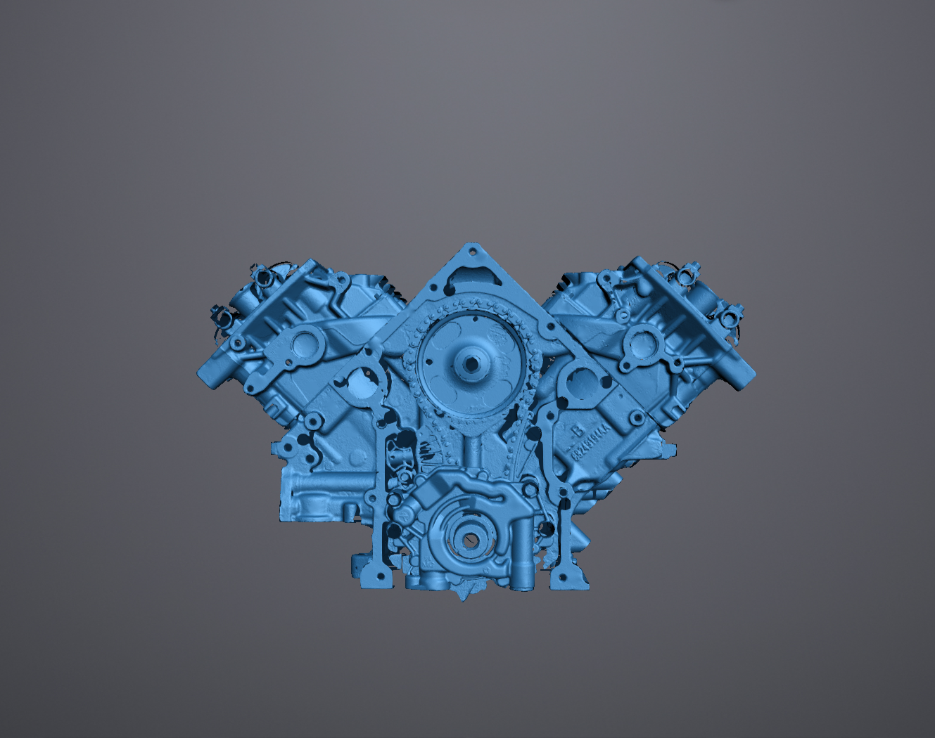 Gen III HEMI Engine - High-Accuracy 3D Scan - CAD Model |STL, OBJ, PLY, 3MF