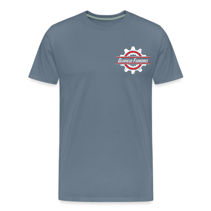 Men's Premium T-Shirt - steel blue